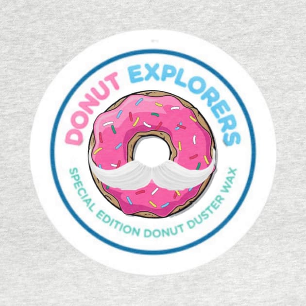 Donut Explorers Special Edition Duster Was Logo - Light by Donut Duster Designs